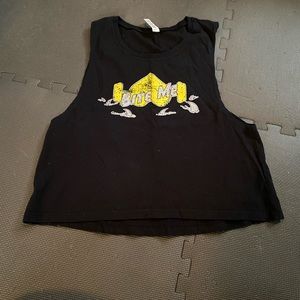 Wodbottom crop tank, M